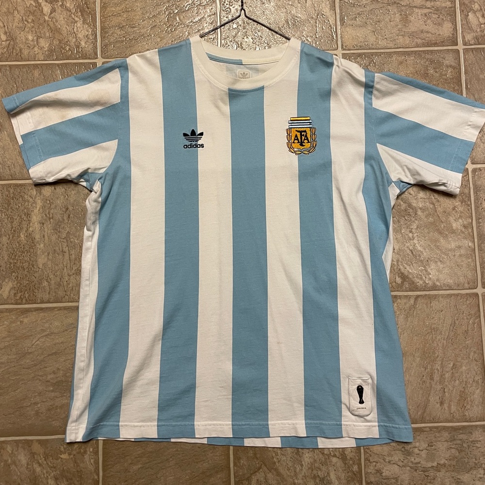 Argentina adidas originals 1982 World Cup throwback jersey
